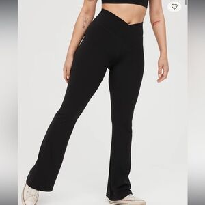 OFFLINE By Aerie Real Me High Waisted Crossover Flare Legging